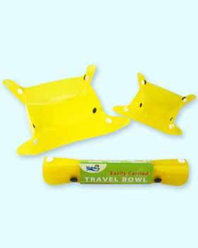 Yellow Small Size Travel Bowl Case Pack 6yellow 