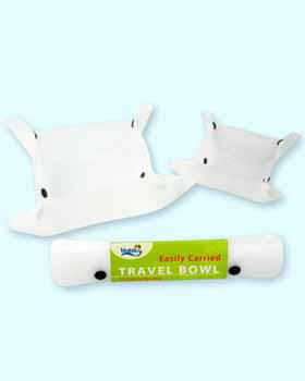 White Small Size Travel Bowl Case Pack 6white 