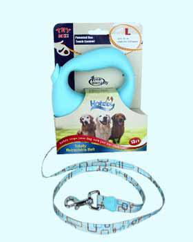 Large Baby Blue Dog Leash - Blue Retro Case Pack 6baby 