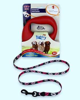 Small Red Dog Leash - Pink Lips Case Pack 6small 