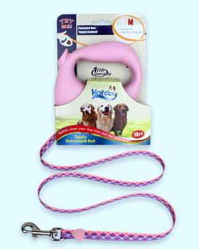 Medium Baby Pink Dog Leash - Pink Argyle Case Pack 6medium 