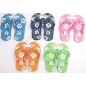 Kids Flip Flops with Flowers assortment #1 Case Pack 72kids 