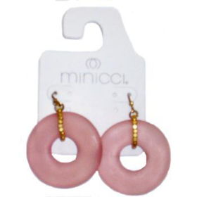 Minicci Brand Pink Earrings Case Pack 72minicci 