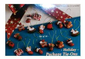 Holiday Tie On Ornaments Case Pack 72holiday 