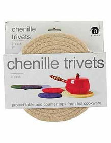 3 Pack 9" Beige Trivet Case Pack 48beige 