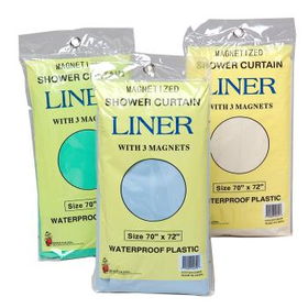 Waterproof Plastic Shower Liner 70x72 Case Pack 96waterproof 