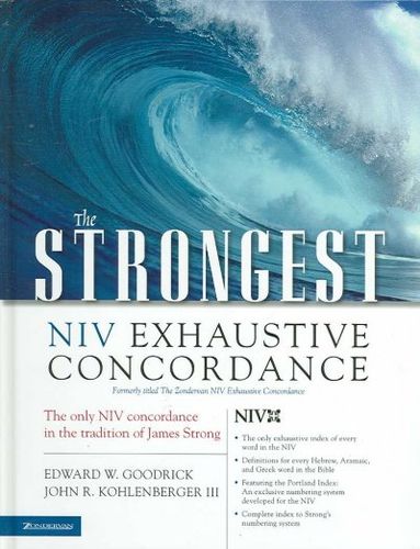 The Strongest NIV Exhaustive Concordancestrongest 