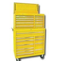 42 in. 21 Drawer Chest/Cabinet with Roller Bearing Slides - Yellowdrawer 