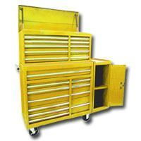 42 in. 21 Drawer Chest/Cabinet/Side Combo with Roller Bearing Slides - Yellowdrawer 