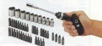 47 Piece Ratcheting Screwdriver / T-Handle Set  6in.piece 