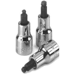 HEX BIT BALL END 1/4IN. FOR SKT45508hex 