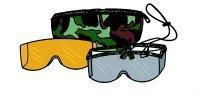 Safety Glasses Camo Kit w/ Pouchsafety 