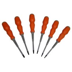 TAMPER PROOF TORX SCRWDVR SET 6PC T10-T30tamper 