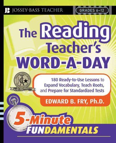 The Reading Teacher's Word-A-Dayreading 