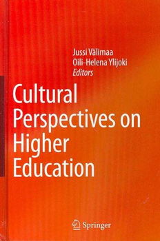 Cultural Perspectives in Higher Educationcultural 