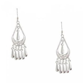 925 Silver Celtic Chandelier Earrings Dangle Teardropssilver 