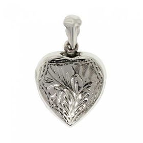 Solid Sterling Silver Heart Locket for 2 Picturessolid 