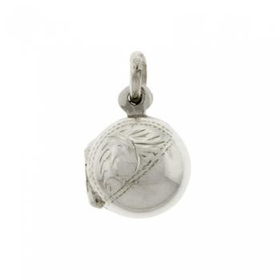 2 Picture Small Sterling Silver Locket Laser Cut Accentpicture 