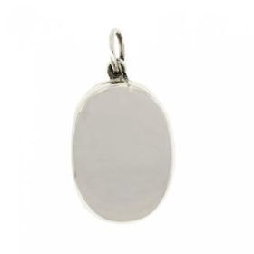 New Plain Polished Sterling Silver Locket for 2 Picturesplain 