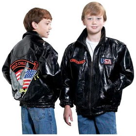 Giovanni Navarre&reg; Italian Stone&trade; Design Genuine Leather Children&rsquo;s Jacket (Size 6-7)giovanni 