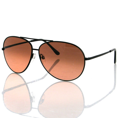 Lg. Aviator, Drivers Gradient Lens, Matte Black Frame