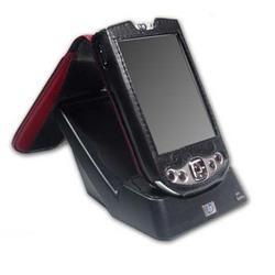 Blk Leather HP iPAQ rx1950 Casleather 