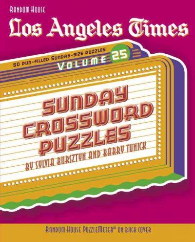 Los Angeles Times Sunday Crossword Puzzleslos 