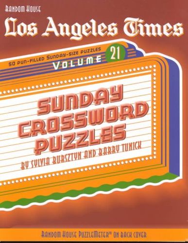 Los Angeles Times Sunday Crossword Puzzleslos 