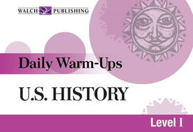 Daily Warm-ups: U.s. History Level Iwarm 