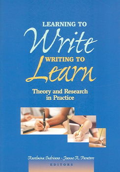 Learning To Write, Writing To Learnlearning 