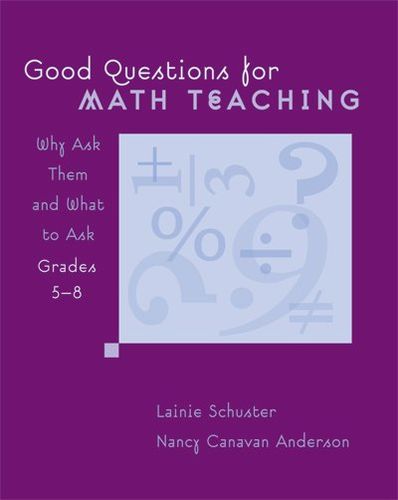 Good Questions for Math Teachingquestions 