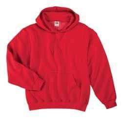 Fruit of the Loom heavy cotton pullover hood Color: ASH 2XLfruit 