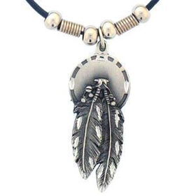 Earth Spirit Necklace - Concho & Feathersearth 