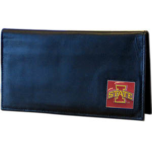 College Checkbook Cover in a tin - Iowa St. Cyclonescollege 