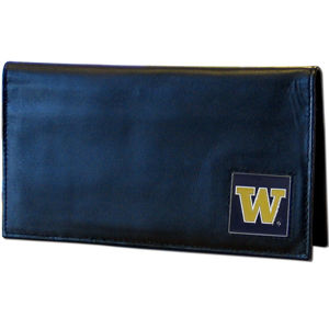 College Checkbook Cover in a tin - Washington Huskiescollege 