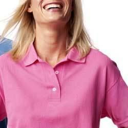 Anvil cotton pique sport shirt women Color: AZALEA XLGanvil 