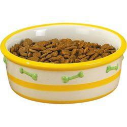 LEMON -Ceramic Stripes & Bones Bowlslemon 