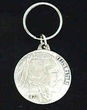 Pewter Key Ring - Yellowstone Indian Head Nickel