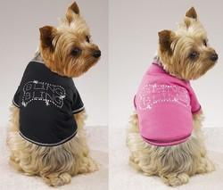 PINK - X-LARGE - Bling Bling Doggy T-Shirtspink 