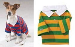 X-LARGE - GREEN/YELLOW - Rugby Polo Dog Sports Shirtsgreen 