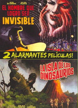 DPM-EL HOMBRE QUE LOGRO SER INVISIBLE & LA ISLA DE LOS DINO(DVD/SP)dpm 