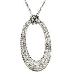 14K White Gold Diamond Necklacewhite 