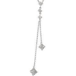 14K White Gold Diamond Necklacewhite 