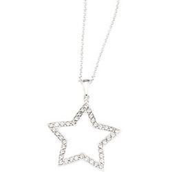 Sterling Silver Cubic Zirconia Necklacesterling 