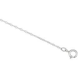 14K White Gold Cable Chain - 16 incheswhite 