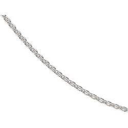 14K White Gold Wheat Chain - 16 incheswhite 