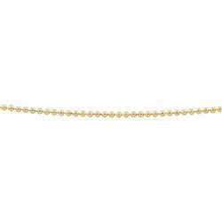 14K Yellow Gold Solid Bead Chain - 16 inchesyellow 