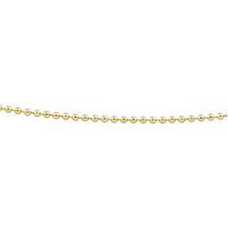 14K Yellow Gold Solid Bead Chain - 18 inchesyellow 