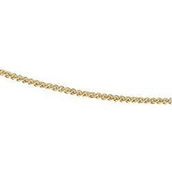 14K Yellow Gold Solid Wheat Chain - 18 inchesyellow 