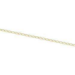 14K Yellow Gold Solid Curb Chain - 16 inchesyellow 